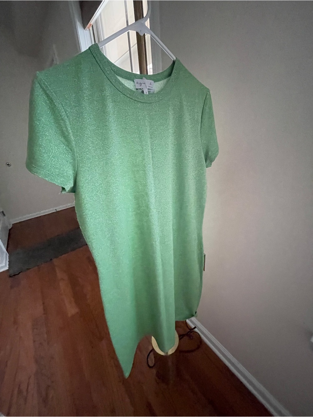 Agnes B. Mint Green Short-Sleeve t-shirt Dress
